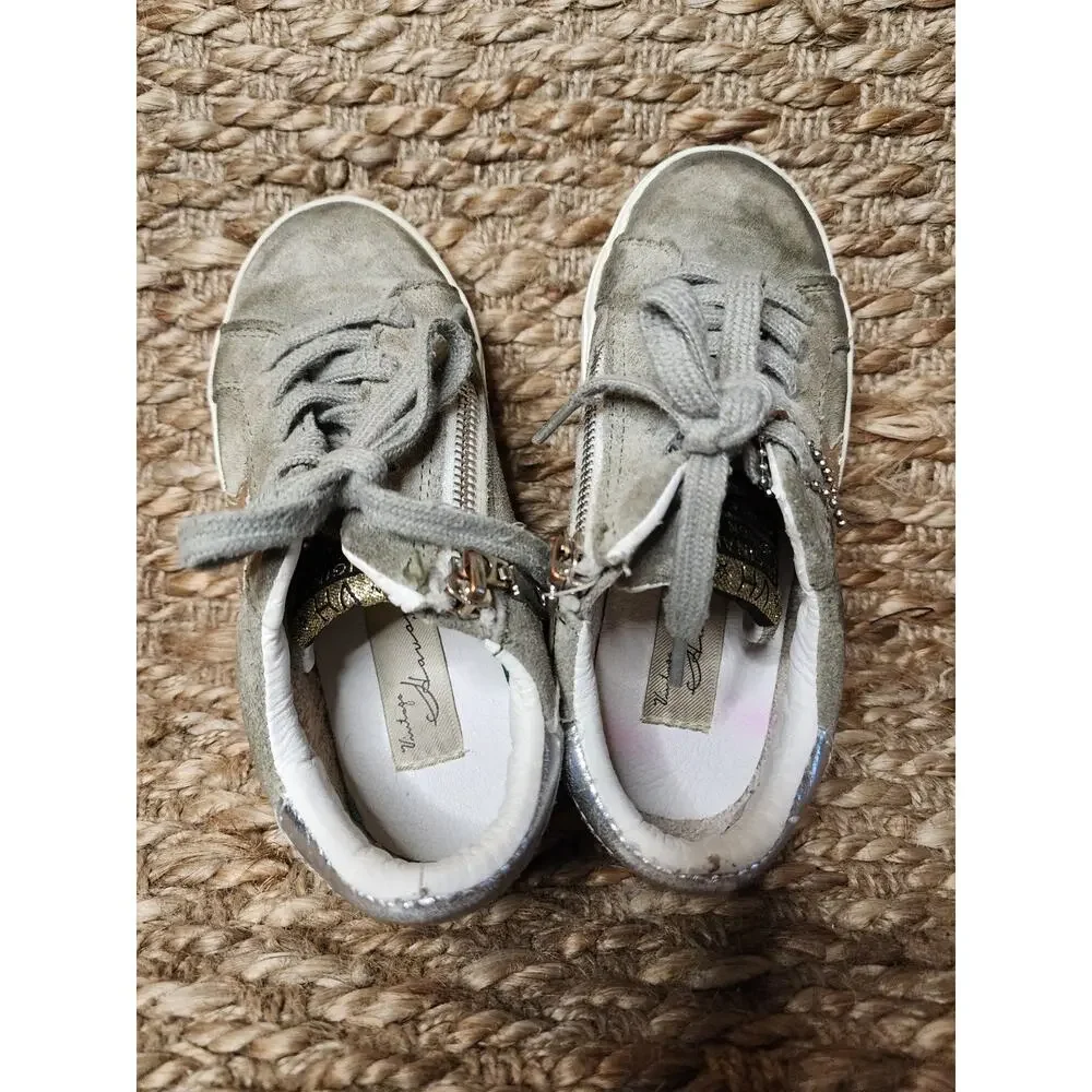 Vintage Havana Kids Susu - Gray Suede Shoes Size 13 School Casual